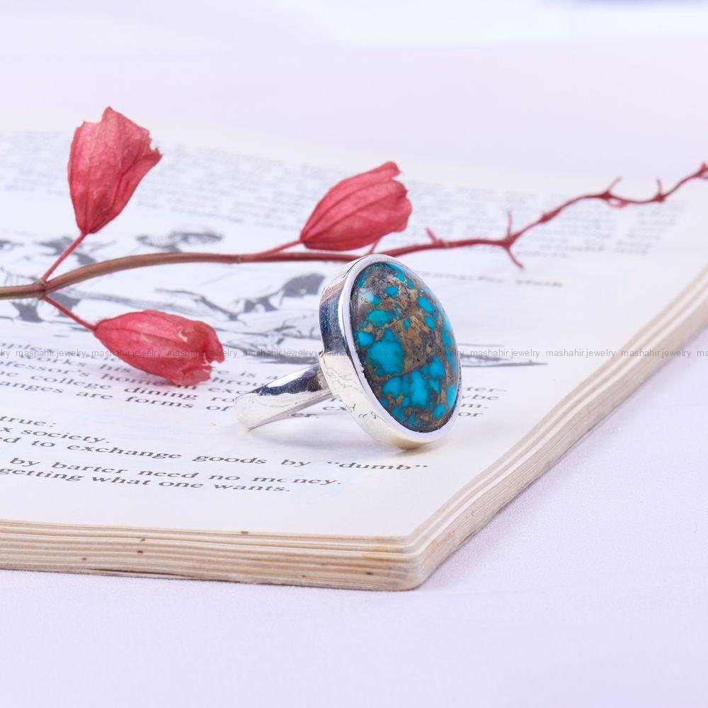 انگشتر فیروزه شجری زنانه کد 9793