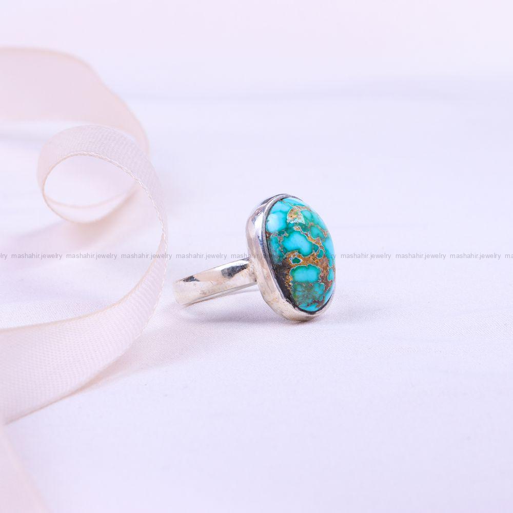 انگشتر فیروزه شجری زنانه کد 9795