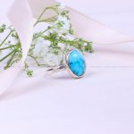 انگشتر فیروزه شجری زنانه کد 9807