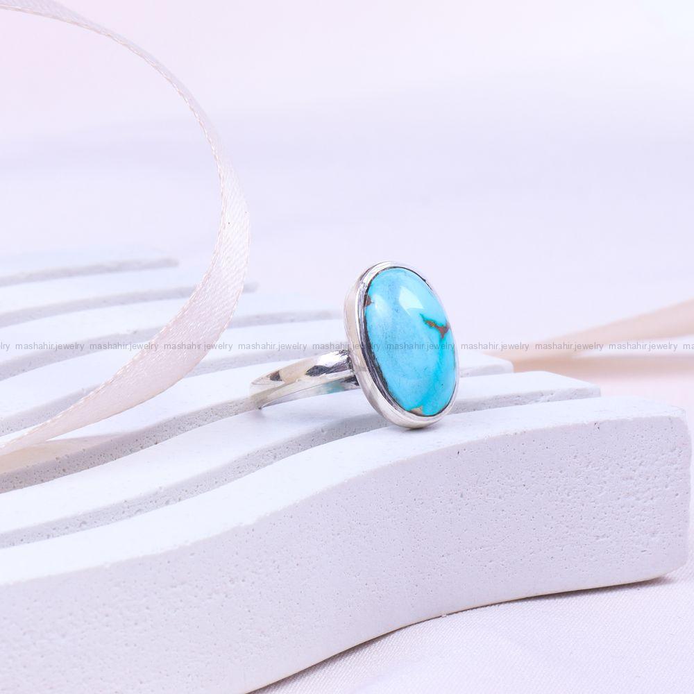 انگشتر فیروزه شجری زنانه کد 9813