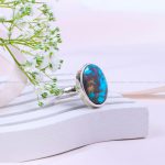 انگشتر فیروزه شجری زنانه کد 9817