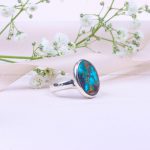 انگشتر فیروزه شجری زنانه کد 9823