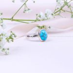 انگشتر فیروزه شجری زنانه کد 9824