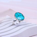 انگشتر فیروزه شجری زنانه کد 9830