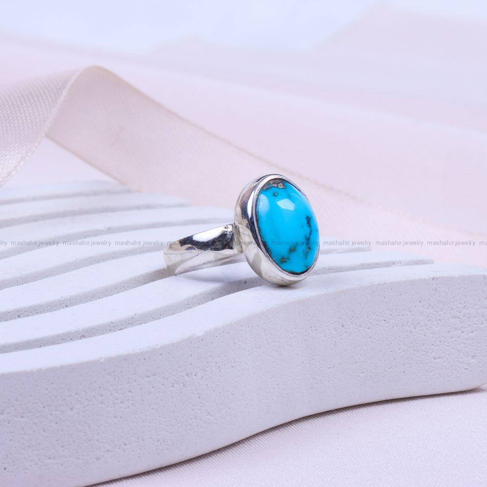 انگشتر فیروزه شجری زنانه کد 9832