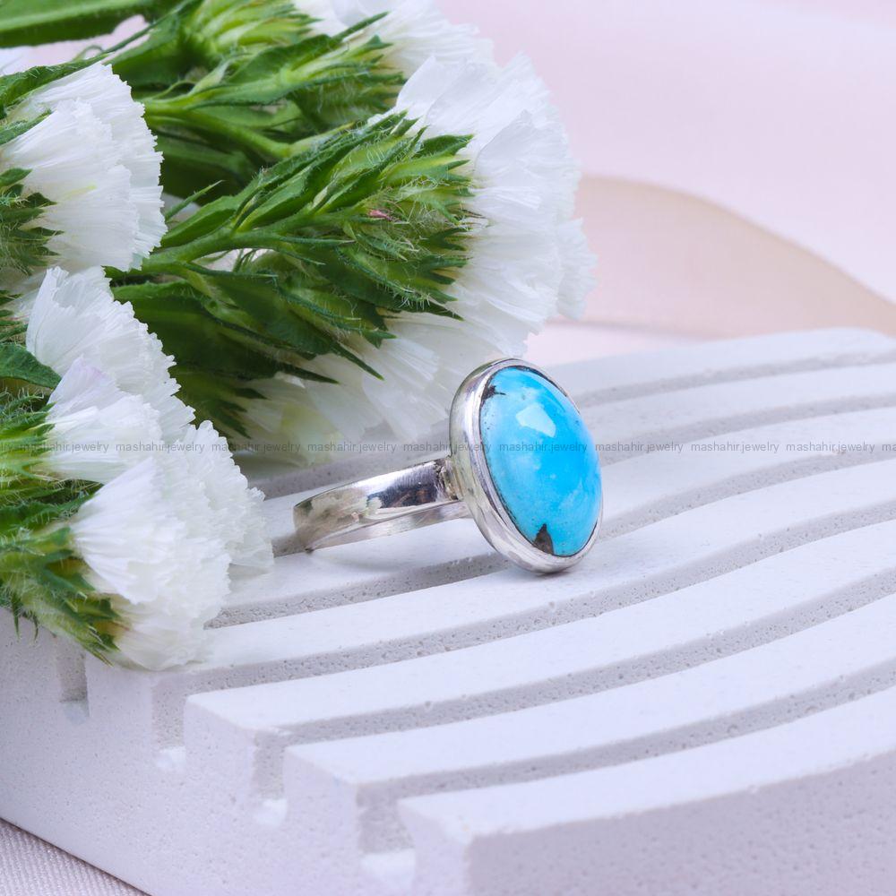 انگشتر فیروزه شجری زنانه کد 9835