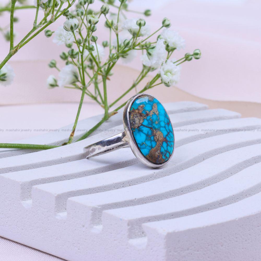 انگشتر فیروزه شجری زنانه کد 9836