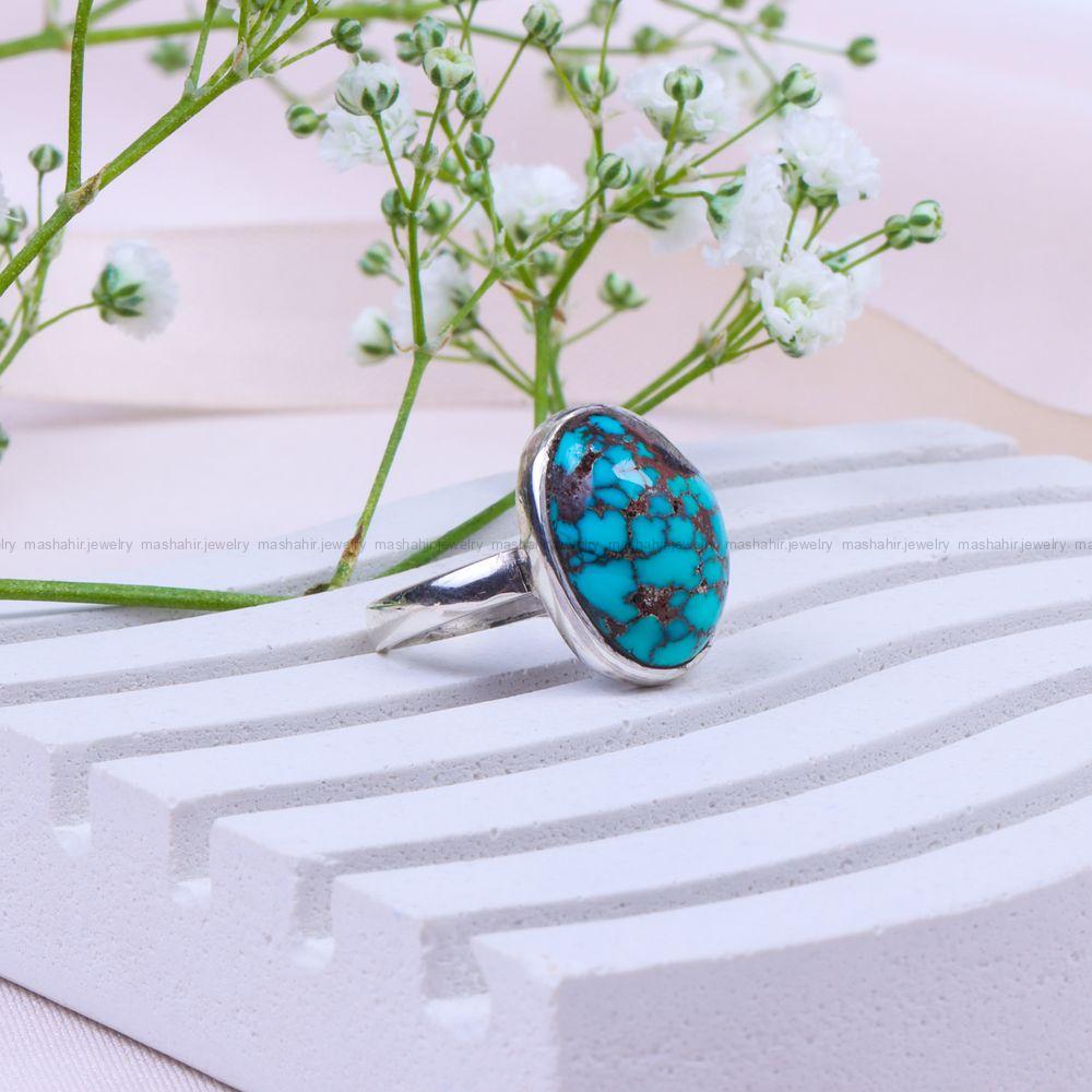 انگشتر فیروزه شجری زنانه کد 9838