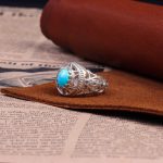 انگشتر فیروزه شجری مردانه کد 9859