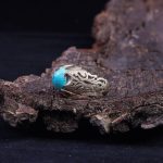 انگشتر فیروزه شجری مردانه کد 9874