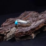 انگشتر فیروزه عجمی مردانه کد 9897