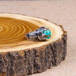 انگشتر فیروزه شجری مردانه کد 9902