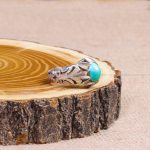 انگشتر فیروزه شجری مردانه کد 9905