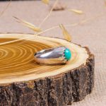 انگشتر فیروزه عجمی مردانه کد 9908