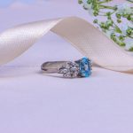 انگشتر توپاز زنانه کد 9928