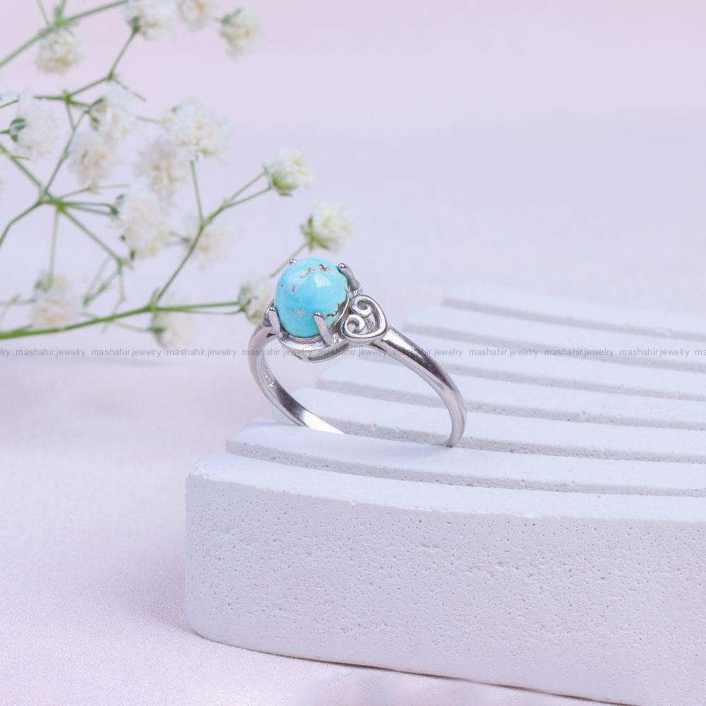 انگشتر فیروزه شجری زنانه کد 9960