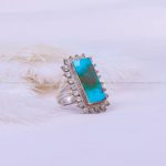 انگشتر فیروزه شجری زنانه کد 9963