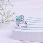 انگشتر فیروزه شجری زنانه کد 9974