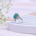 انگشتر فیروزه شجری زنانه کد 9985