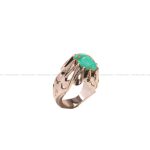 انگشتر فیروزه شجری مردانه کد 9342