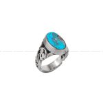 انگشتر فیروزه شجری مردانه کد 10293