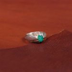 انگشتر زمرد مردانه کد 10794