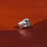 انگشتر زمرد مردانه کد 10797