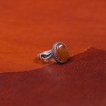 انگشتر عقیق مردانه کد 10799