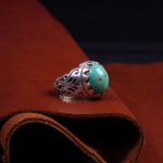 انگشتر فیروزه شجری مردانه کد 10273