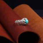 انگشتر فیروزه عجمی مردانه کد 10298