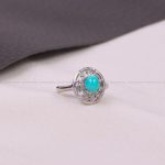 انگشتر فیروزه شجری زنانه کد 10545