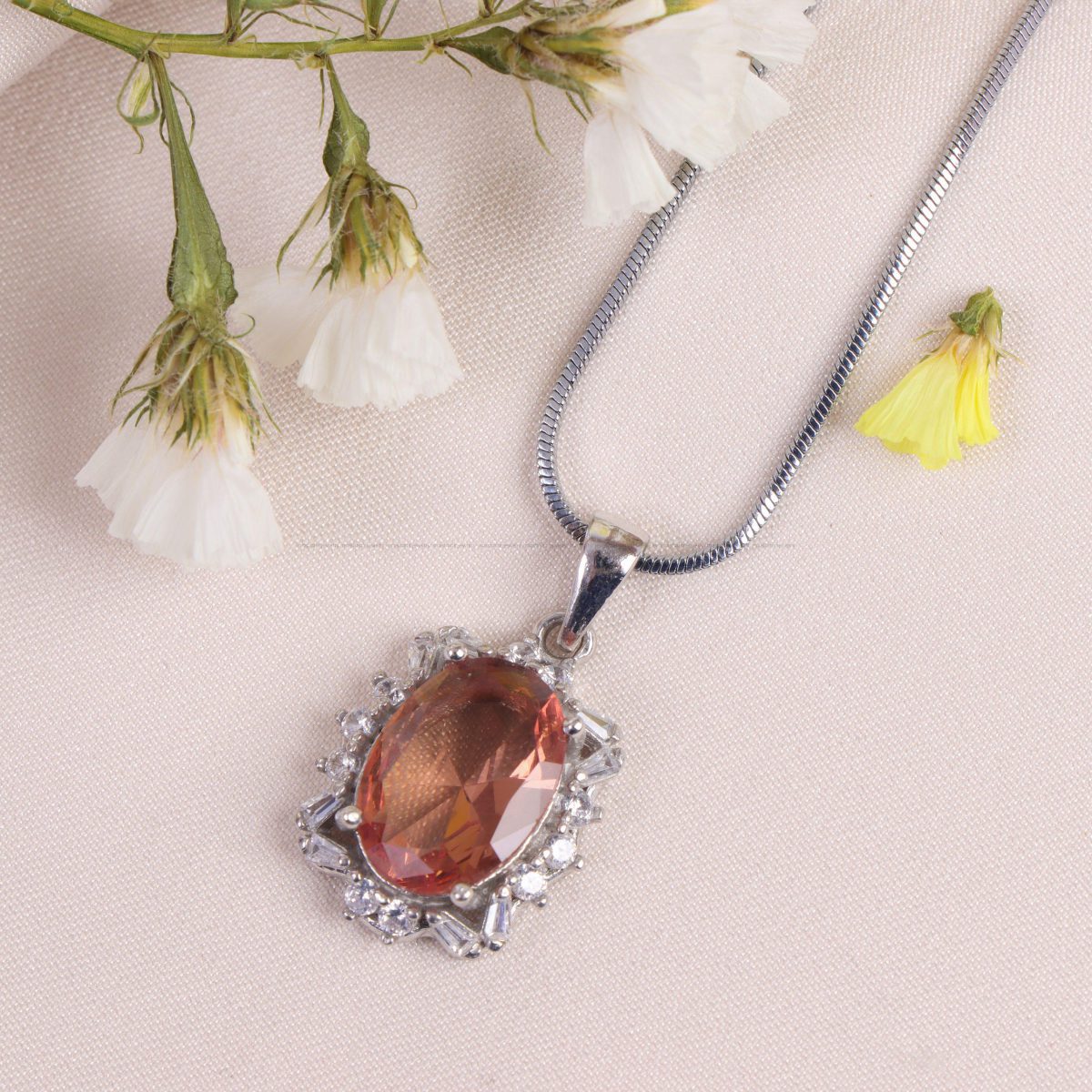 گردنبند الکساندریت زنانه کد 10583