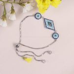 دستبند نقره زنانه کد 10584