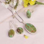 نیم ست فیروزه زنانه کد 10587