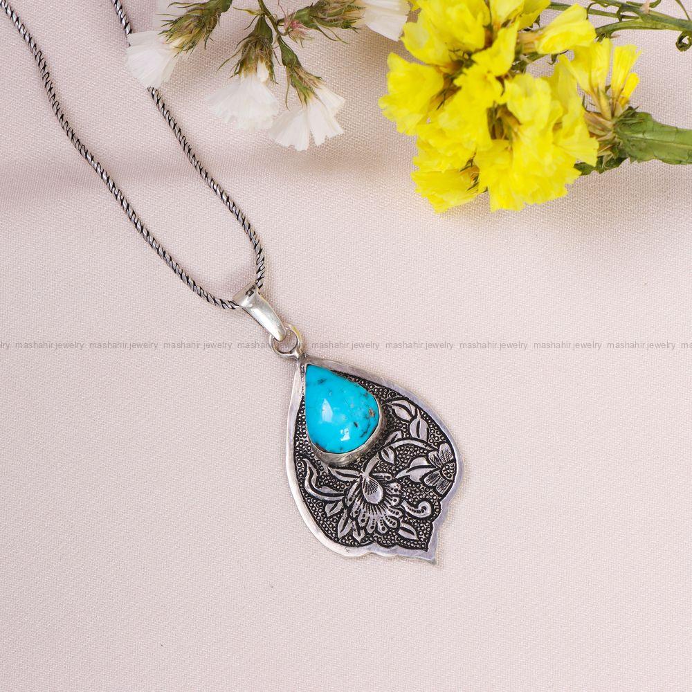 گردنبند فیروزه شجری کد 10619