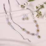 سرویس یاقوت زرد زنانه کد 10659