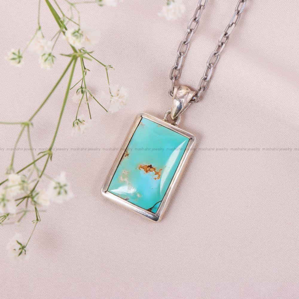 گردنبند فیروزه شجری کد 10677