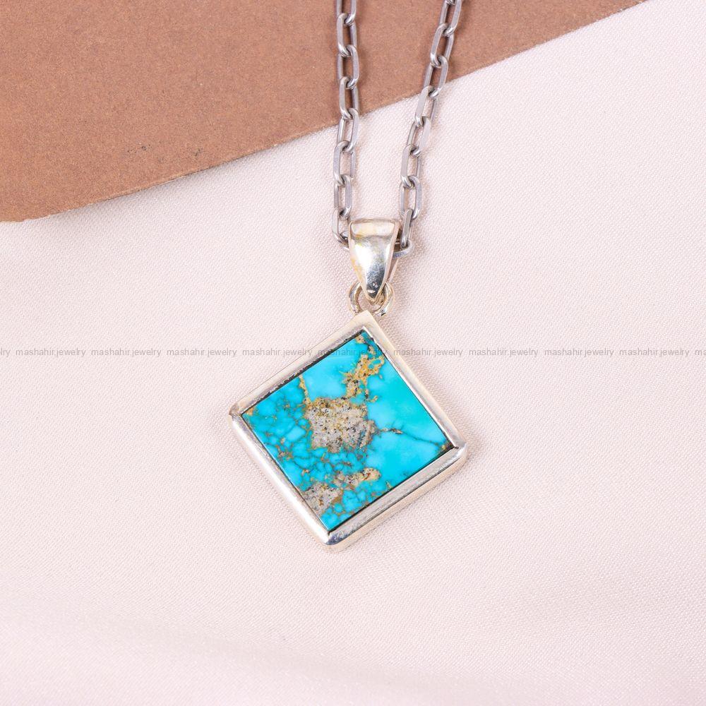 گردنبند فیروزه شجری کد 10684