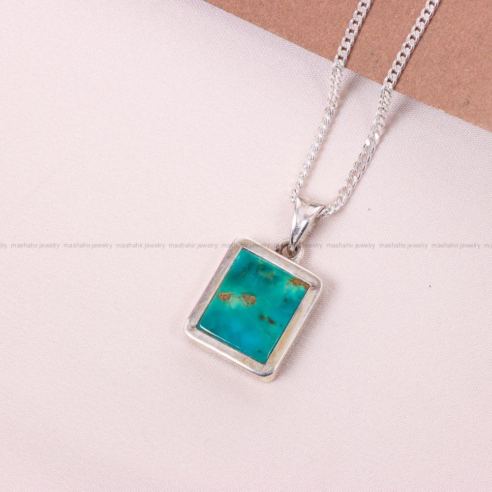 گردنبند فیروزه شجری کد 10688