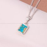 گردنبند فیروزه شجری کد 10689