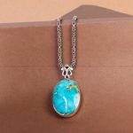 گردنبند فیروزه شجری کد 10860