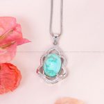 گردنبند فیروزه زنانه کد 10934