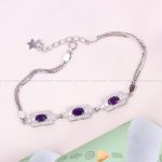 دستبند یاقوت کبود زنانه کد 11038