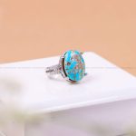 انگشتر فیروزه شجری زنانه کد 11136