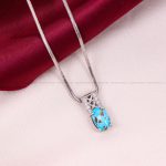 گردنبند فیروزه زنانه کد 11152