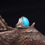 انگشتر فیروزه عجمی مردانه کد 10839