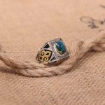 انگشتر اوپال مردانه کد 10608