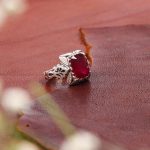 انگشتر یاقوت سرخ مردانه کد 10704
