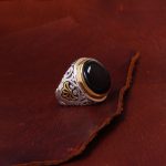 انگشتر عقیق یمن مردانه کد 10792