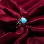 انگشتر فیروزه عجمی مردانه کد 10813